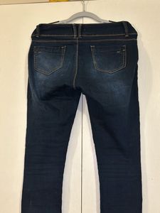 Dark Blue Highwaisted Skinny Jeans