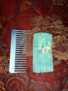 COMBO OFFER of no tangle Comb With Korean Hairband