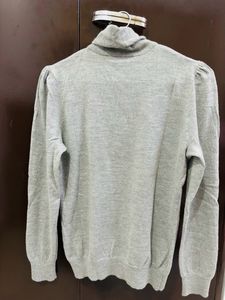 Grey Pre-winter High Neck Top