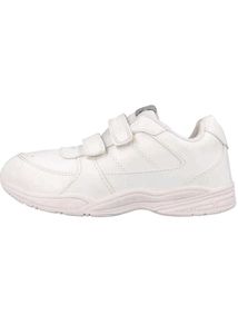 White Velcro Sneakers