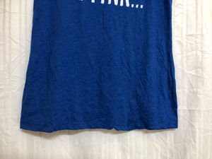 Next Level Blue V Neck T Shirt