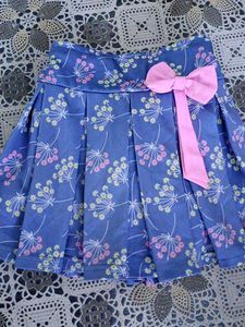 Floral Print Bow Skirt 3 Se 4 Sal Ki Bacchi K