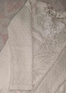 Vintage Embellished Collar Top