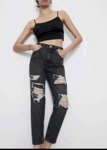 Zara Ribbed Jeans