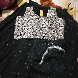 New Unused Black Lehenga