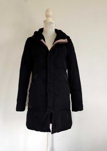 Black Down  Parka Coat
