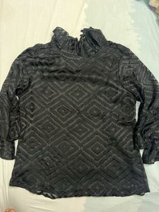 Latin Quarter Brand Black Colour Top