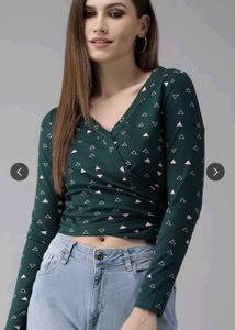 Roadster Wrap Crop Top