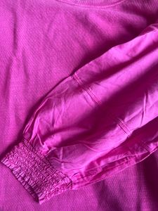 Pink Puff Sleeve By Marks &amp; Spencer’s