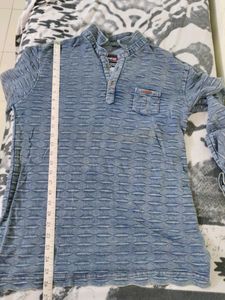 Mens Full Sleeve Collar Tshirt
