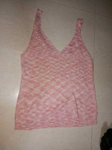 Pink Sleveless Top