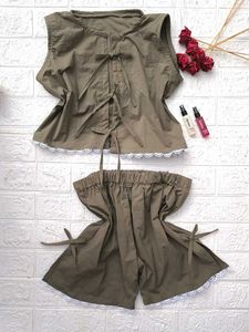 Pinteresty Tie Up Co-ord Set 🎀