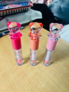 Cute Bear Lip Gloss Set