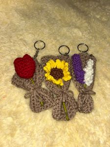 Handmade Bouquet Keychains