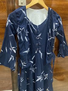 Blue Jacket One Piece Dress Women/girls
