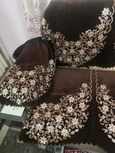 Heavy Cotton Embroidered Sofa Cover Set 16 Piece