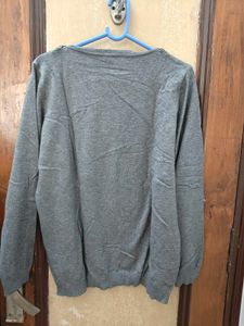 Embellished Gray Pullover