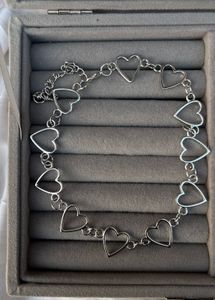 Heart Choker Chain Necklace