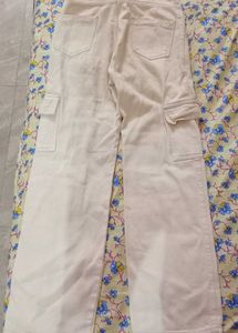 Beige Cargo Pants