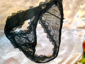 Black Lace Thong Lingerie