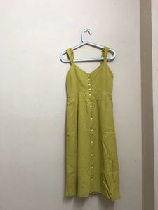 Mustard yellow Midi Sundress