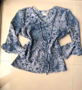 Paisley Print Blouse