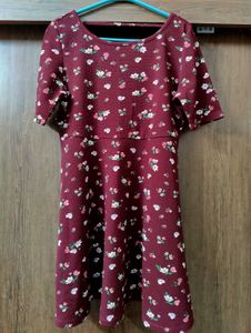 Floral Print Casual Dress