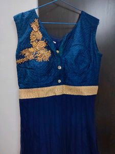 Padded Blue Gown