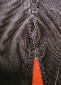 DARK BROWN VELVET PANT (TOTALLY NEW)