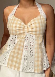 Baby Doll Halterneck Top