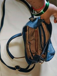 Blue Handbag &amp; Shoulder Bag