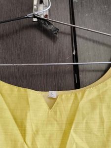 Yellow Fit &amp; Flare Dress