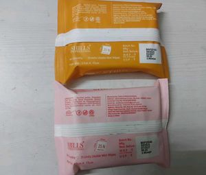 Shills Professional Wet Wipes Pack Of 2(50 Pieces)
