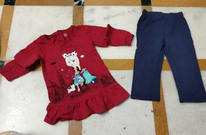 Cute Red Kids Trousers