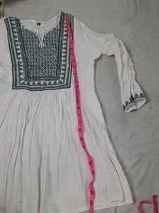 White Short Kurti