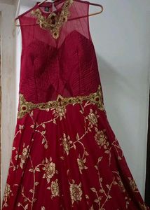 Xl Size Party Wear Authentic Long Gown