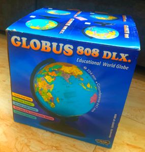 GLOBUS 808 , 360° Rotating Globe, Scratch Proof, Educational Toy