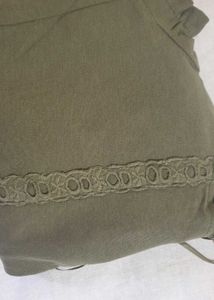 Square Neck Puff Sleeve Lace Top
