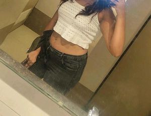 Cropped White Stones Tank Top