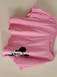 Pink Mickey Mouse Tee
