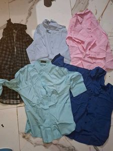 WoMen's formal Shirts Bundle of 5