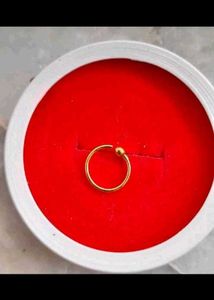 18k Gold Nose Ring