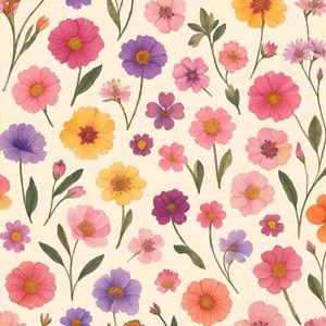 Floral Pattern Fabric