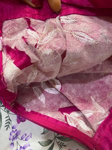 Rani Pink Beautiful Embroidery Skirt