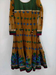 Embroidered Anarkali Dress No Return