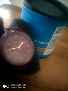 ❤️ Sonata women&#39;s Maroon Dial Watch ⌚✨