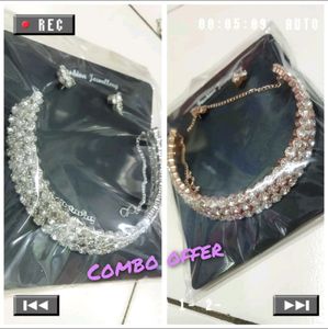 "SALE" Necklace With Earrings Combo🤩
