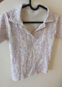 Pinterest Inspired Lavender Floral Top 🎀💗