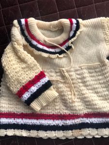 Girls Woollen Frock &amp; Pant