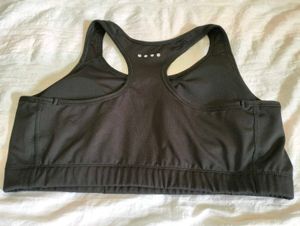 Padded Black Sports Bra